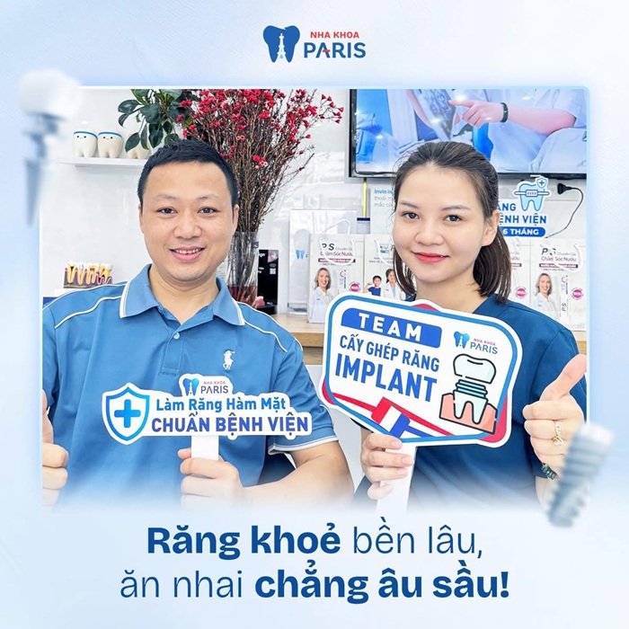 Hài lòng khi niềng răng ở Paris 