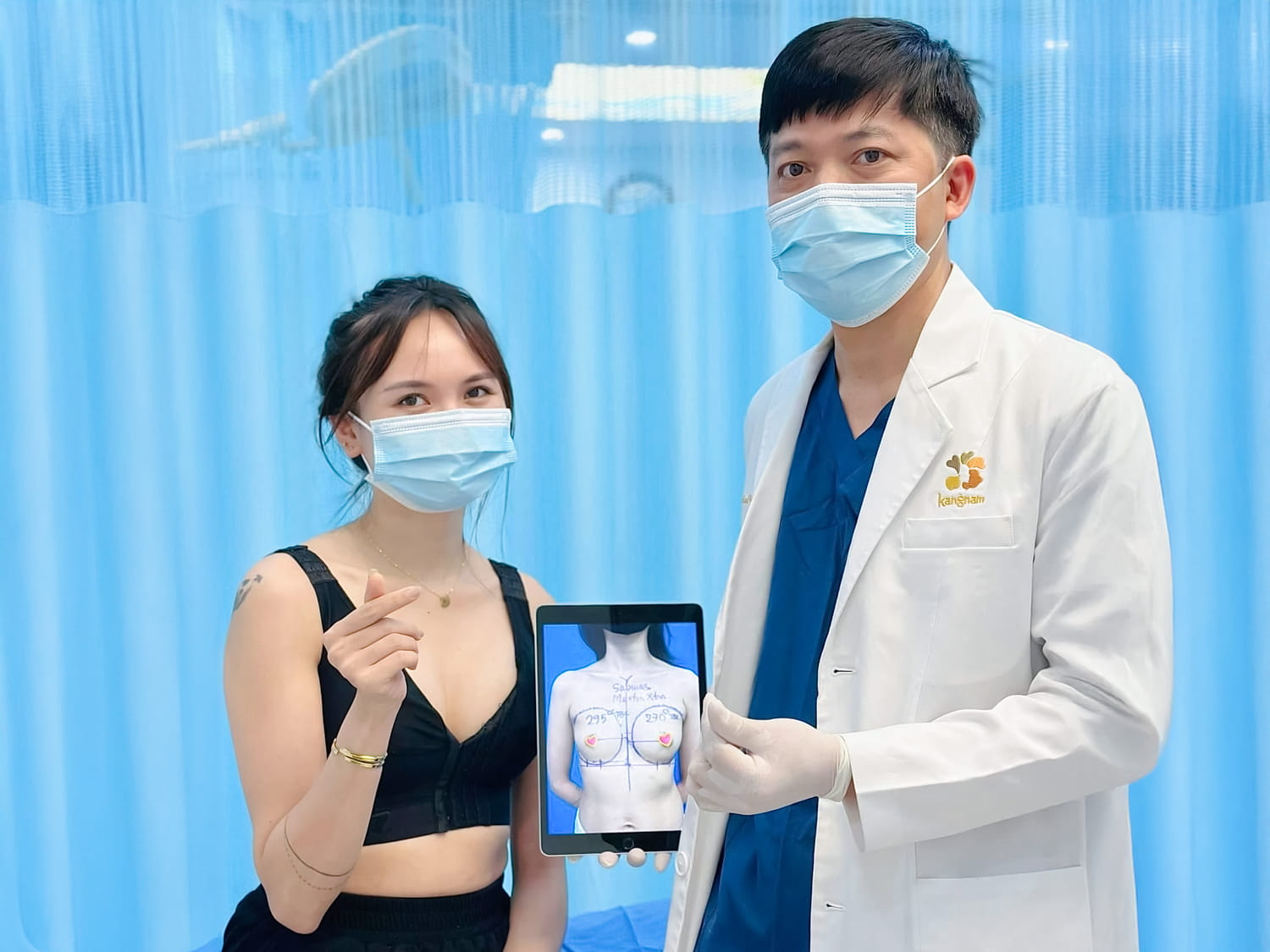 khách hàng nâng ngực tại kangnam hoàn toàn hài lòng